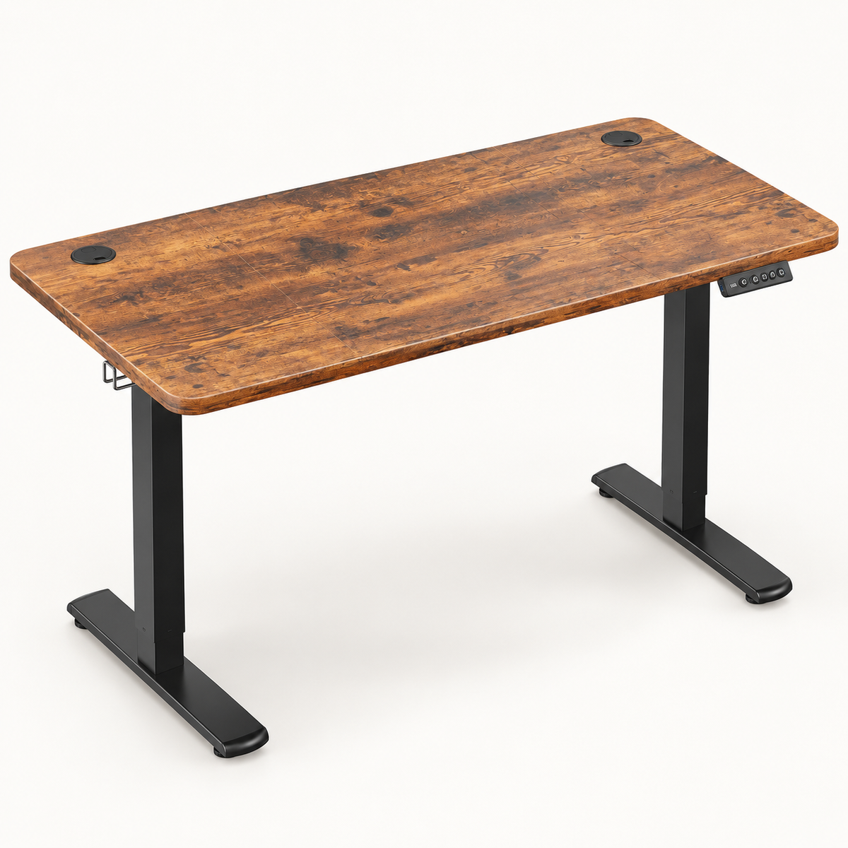 Majorelle Vela Connect Pro — Höhenverstellbarer Schreibtisch — 140 × 60 cm — Studioansicht