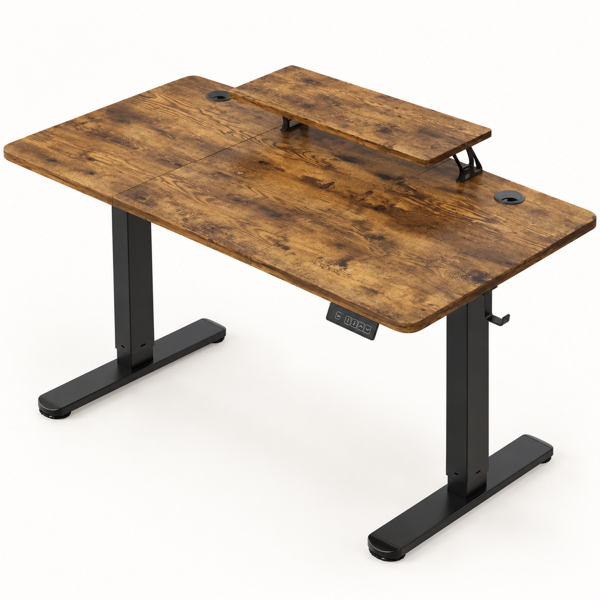 Majorelle Vela Studio Standing Desk — 120 × 60 cm — Brown — studio view