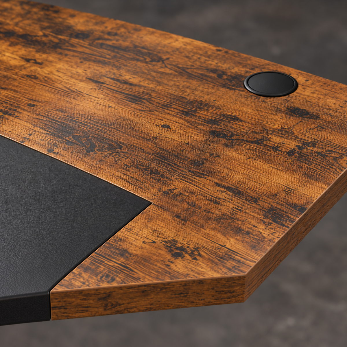 Majorelle Aeris Ultra Standing Desk — 180 × 80 cm — Brown — construction detail