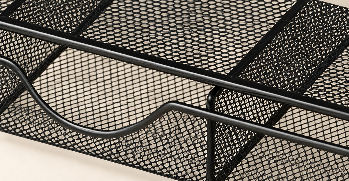 Majorelle Meshra Desk Organizer — construction detail