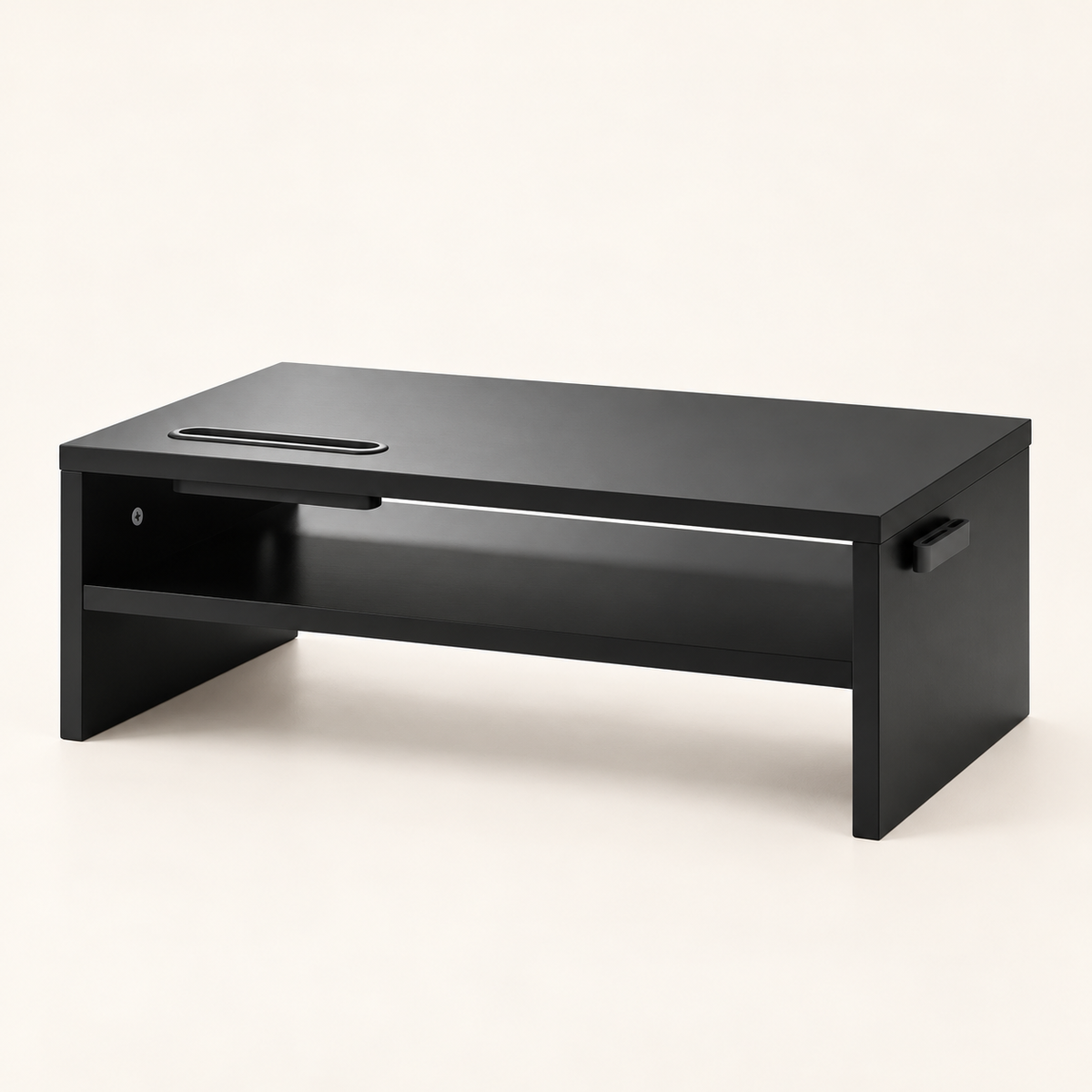 Majorelle Nivo Monitor Stand — 42 cm — studio view