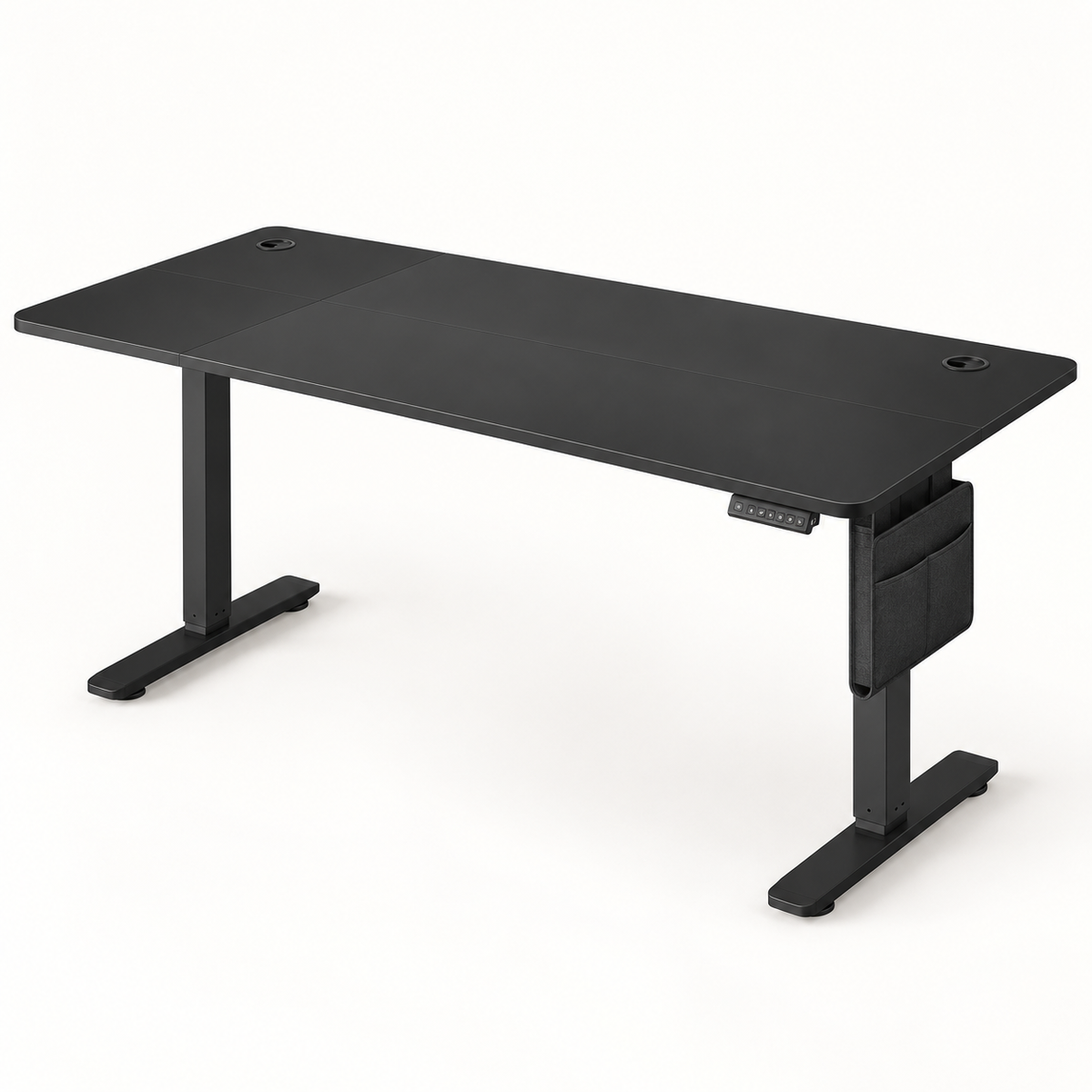 Majorelle Aeris Ultra Standing Desk — 180 × 80 cm — Black — studio view