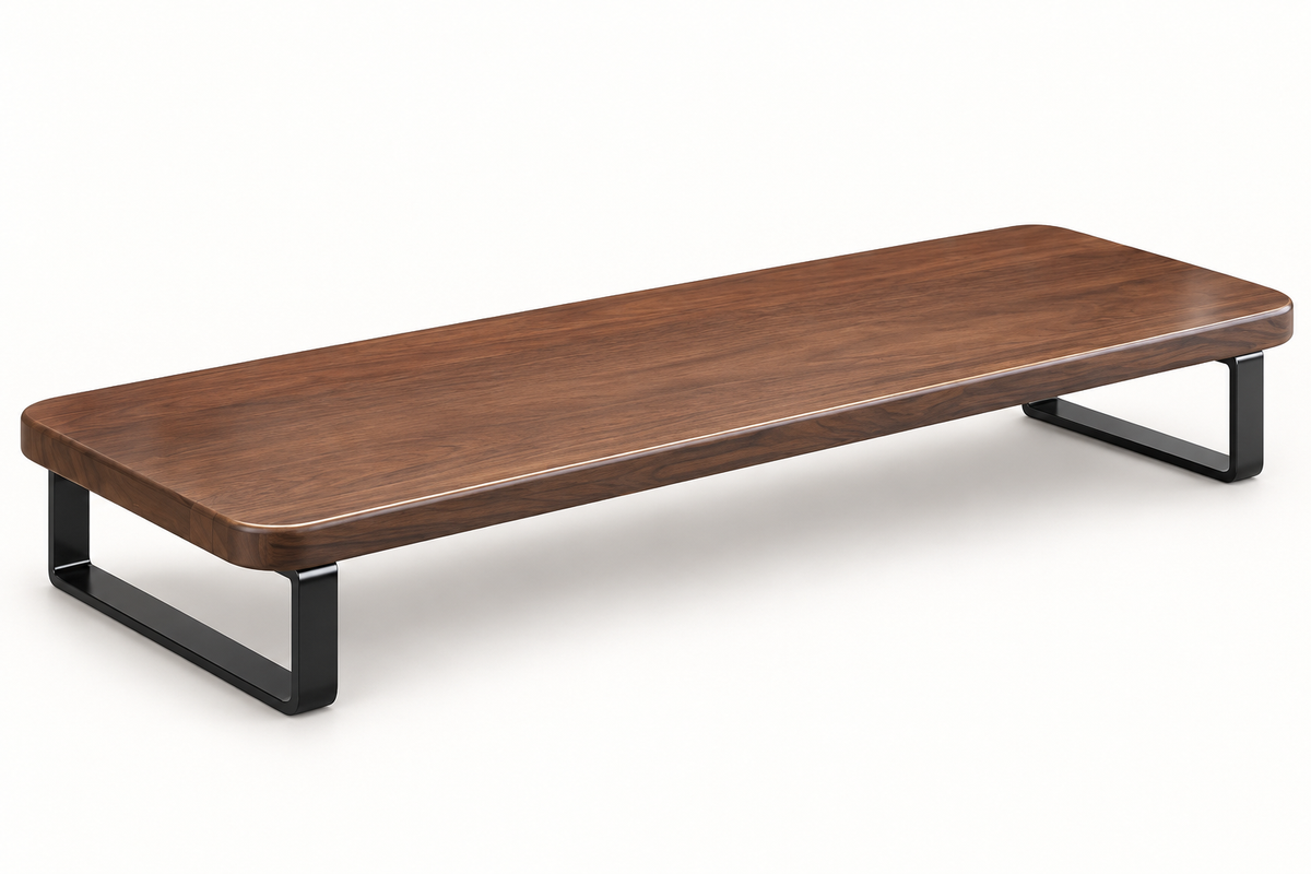 Majorelle Ledge Pro Monitor Stand — 80 cm — studio view